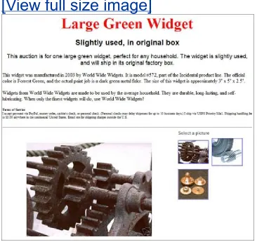 Figure 2.13. eBay's Standard photo layout.
