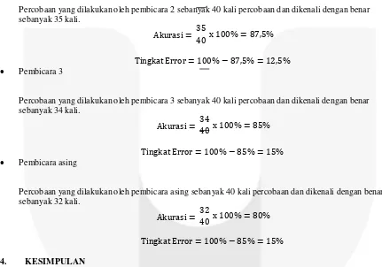 Tabel 4 Hasil pengujian 