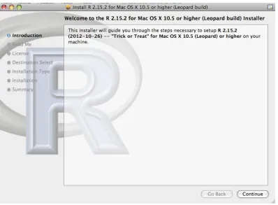 Figure 2-3. R installation on a Mac