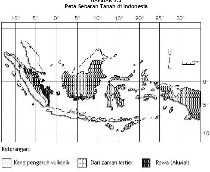 GAMBAR 2.5Peta Sebaran Tanah di Indonesia