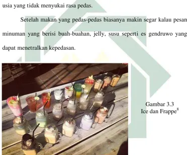  Gambar 3.3Ice dan Frappe