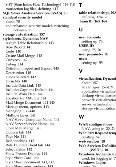 table relationships, NAV 2009 reportsdefining  174-176