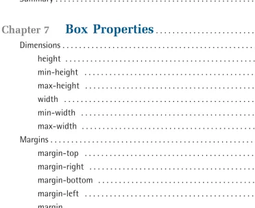 Table Formatting . . . . . . . . . . . . . . . . . . . . . . . . . . . . . . . . . . 