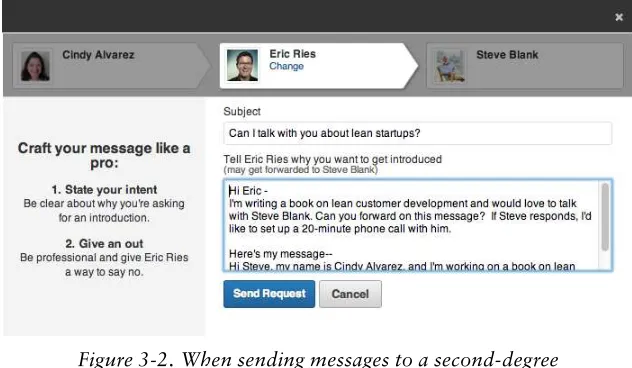Figure 3-2. When sending messages to a second-degree 