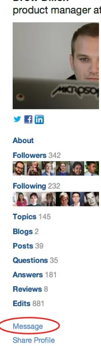 Figure 3-3. People following the Quora question “Custom-er Development: How did you test and run a hypothesis?”