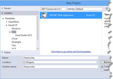 Figure 2-1. Creating the new project