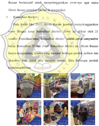 Gambar 4.1. Event Ramadhan Market(Sumber: Dokumentasi  Instagram Shiori Bazaar) 