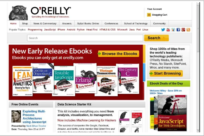 Figure 1-1. O’Reilly home page