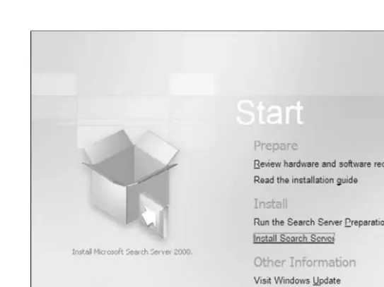 Figure 2-8: Simplified setup screen f or Search Server 2008