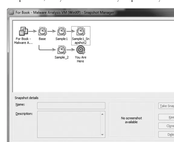 Figure 2-6: VMware Snapshot Manager