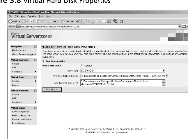 Figure 3.8 Virtual Hard Disk Properties