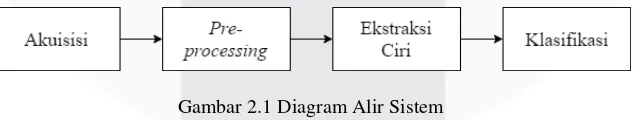 Gambar 2.1 Diagram Alir Sistem 