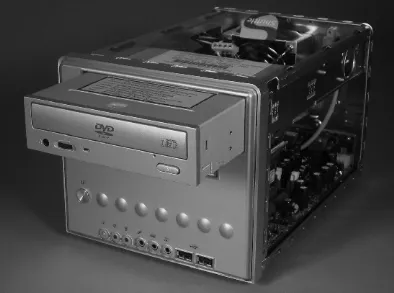 Figure 3-7. The ST62K has a small bracket on the rear of thecase, just above the PCI slot opening