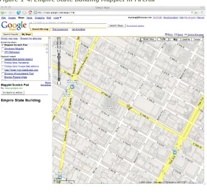 Figure 1-4. Empire State Building Mapplet in Firefox 