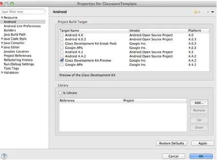 Figure 2-17. Fixing possible project target error after importing