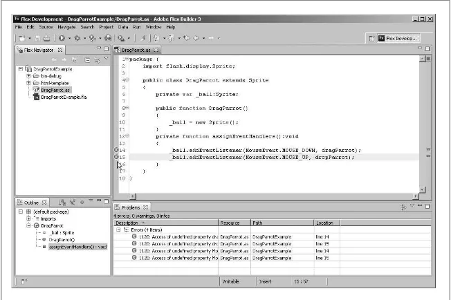 Figure 2-10. Errors are displayed and summarized as they occur