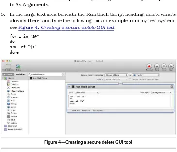 Figure 4—Creating a secure delete GUI tool
