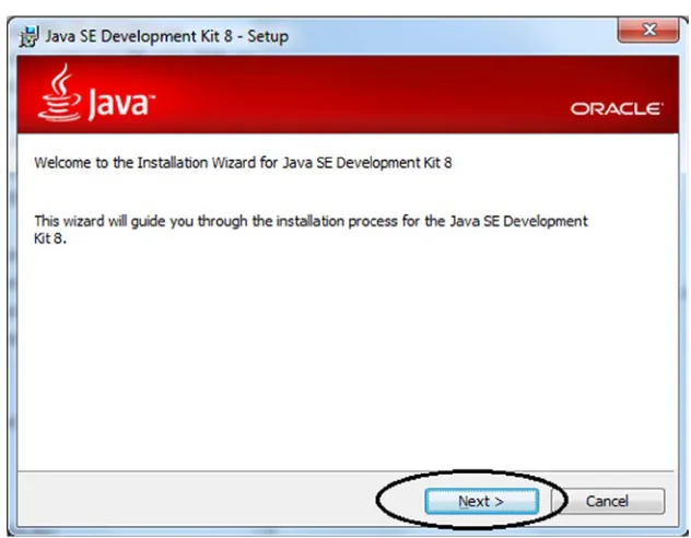 Figure 1-2. Java SE Development Kit 8 setup