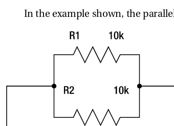 Figure 1-5. Two resistors connected in series 