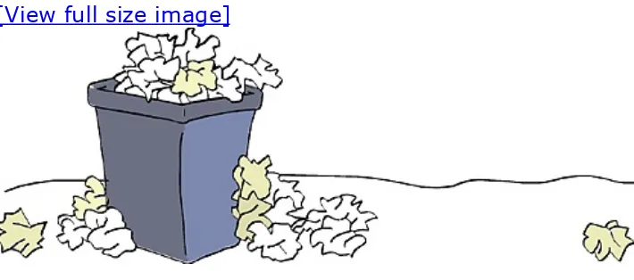 Figure 2-1. The letter-writing metaphor suggests that the softwareprocess relies on expensive trial and error rather than carefulplanning and design