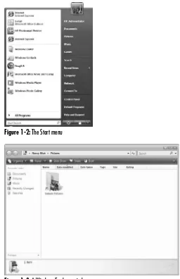 Figure 1-3: A Windows Explorer window