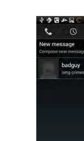Figure 4-8:  CSipSimple message log screen