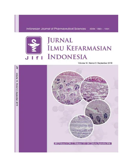 JURNAL ILMU KEFARMASIAN INDONESIA TERAKREDITASI SESUAI SK MENDIKBUD NO ...