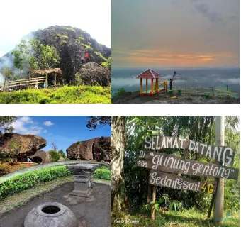 Gambar 1. Kondisi lingkungan Dusun Manggung Gedangsari (Irwanto, 2017) 