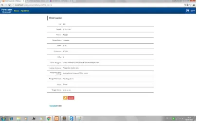 Gambar 9. Halaman input database perawatan korektif 