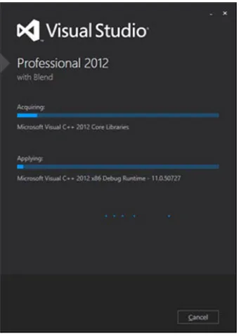 Figure 2-2. Visual Studio 2012 installer
