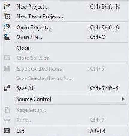 Figure 4-1. Visual Studio initial user interface