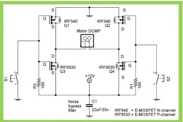 Gambar 3.3 Skematik Driver MOSFET