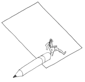 Figure 1.8The Mutable Runner. Modeling state change with mutation requires that you stock up on erasers