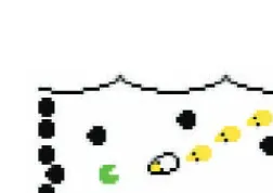Figure 3.5    Layout of the pond in the game Ducks.   