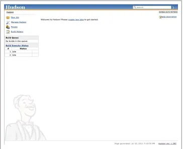 Figure 3-1. The Hudson screen on first time startup