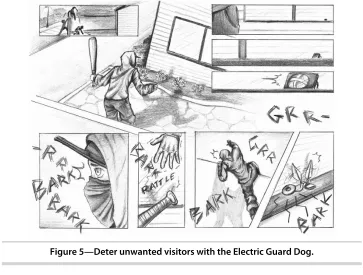 Figure 5—Deter unwanted visitors with the Electric Guard Dog.