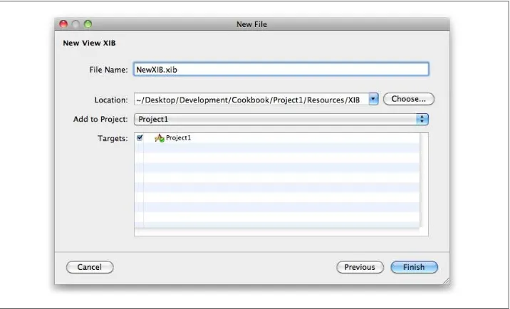 Figure 2-3. The New File dialog in Xcode