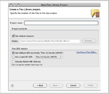 Figure 1-7. Setting the project location and SDK for the compiler