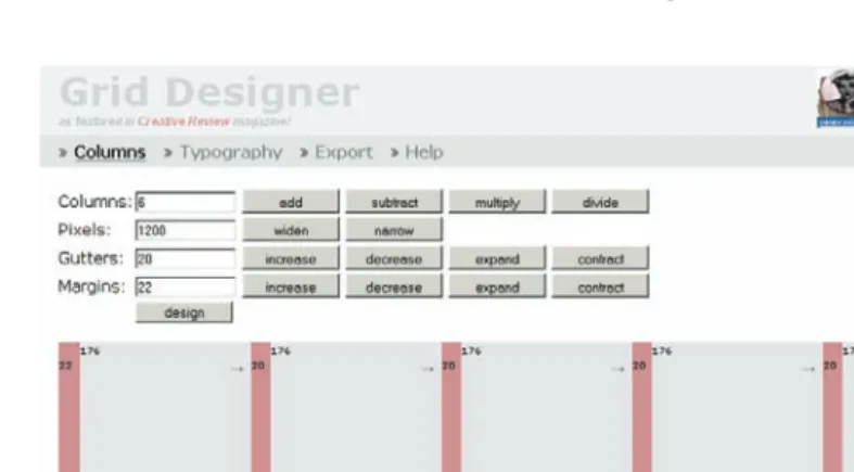 Figure 1.3 Grid Designer by Rasmus Schultz (Rasmus Schultz, http://mindplay.dk)