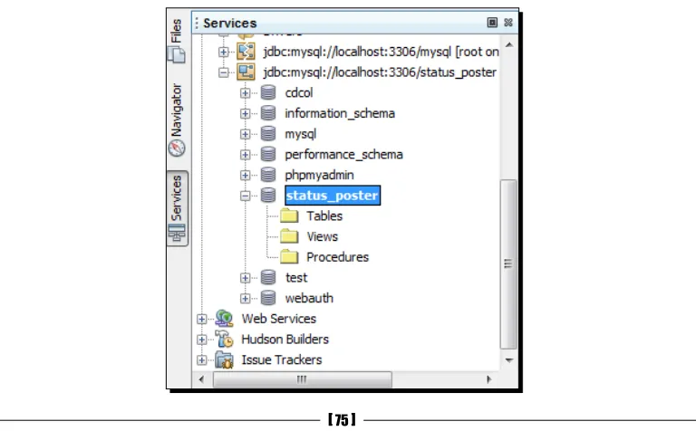 table along with the necessary column fields.