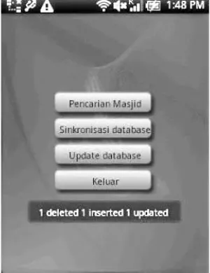 Figure 8. Deleting a Mosque Data. 