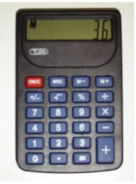 Figure 2.4. A calculator with a number inmemory.