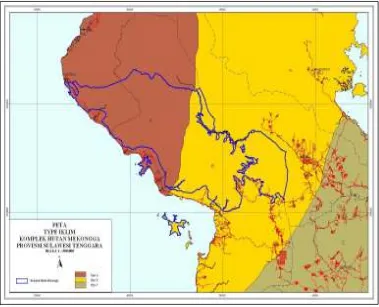 Fig. 3. Soil Map of Mekongga mountainous area (Source: BIPHUT Prov. Sultra in Associate Program – 4, 2012)