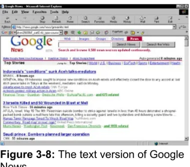 Figure	3-8:	The	text	version	of	Google