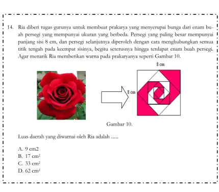 Gambar 3. Salah Satu Soal yang Ada pada Prototype III 