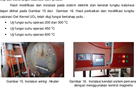 Gambar 15. Instalasi wiring  Heater  