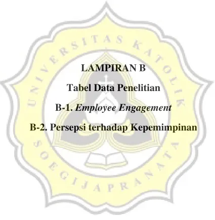 Tabel Data Penelitian 