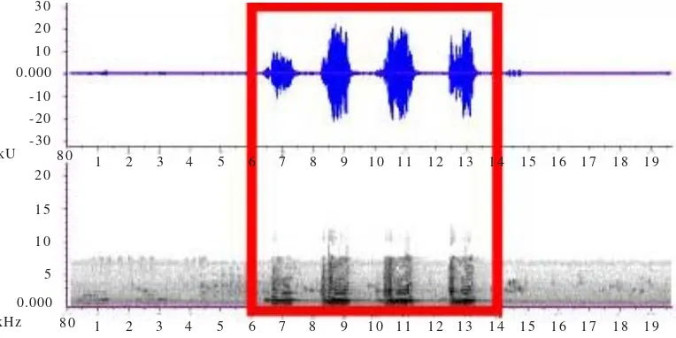 Figure 3. The display frequencies of the javan green peafowl in Alas Purwo national park (APNP) and Baluran national park (BNP)2006 and 2007.