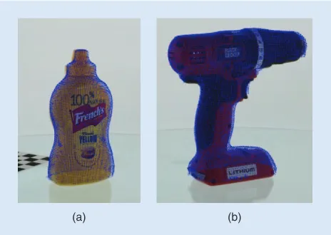 Figure 9. The BigBIRD object-scanning rig: the box contains a computer-controlled turntable.