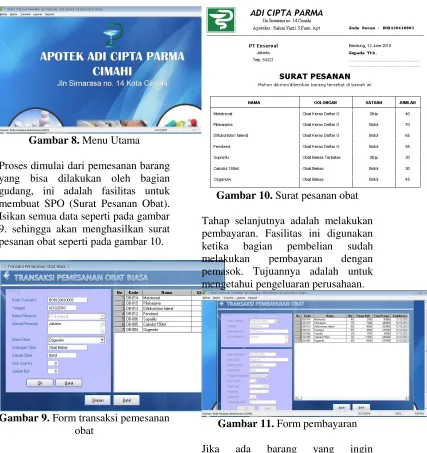 Gambar 11. Form pembayaran 